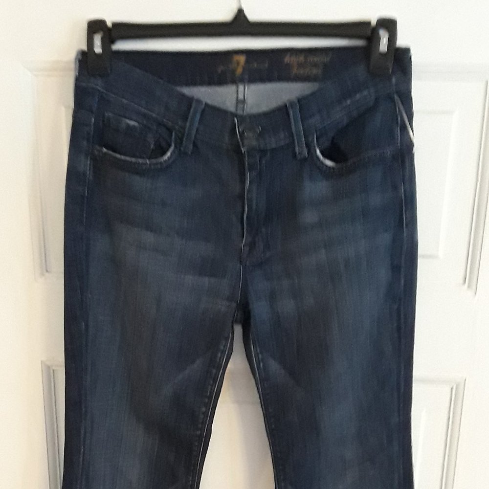7 For All Mankind high waist bootcut jeans